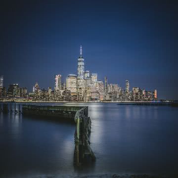 水辺の夜景