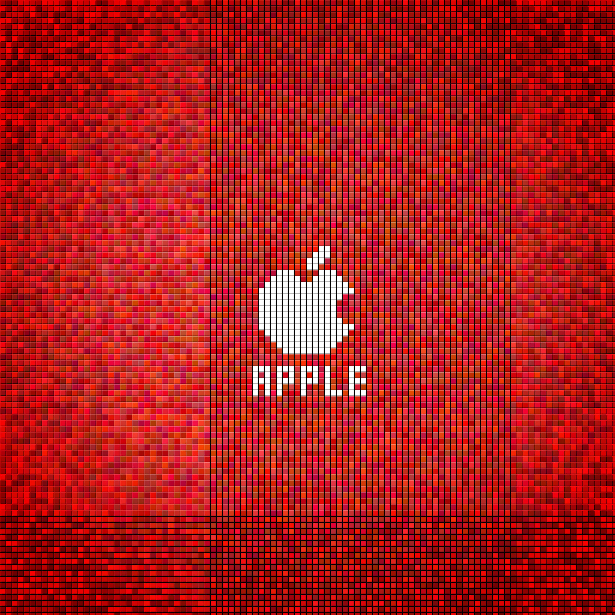 ドット絵のappleロゴマーク Ipad タブレット壁紙ギャラリー