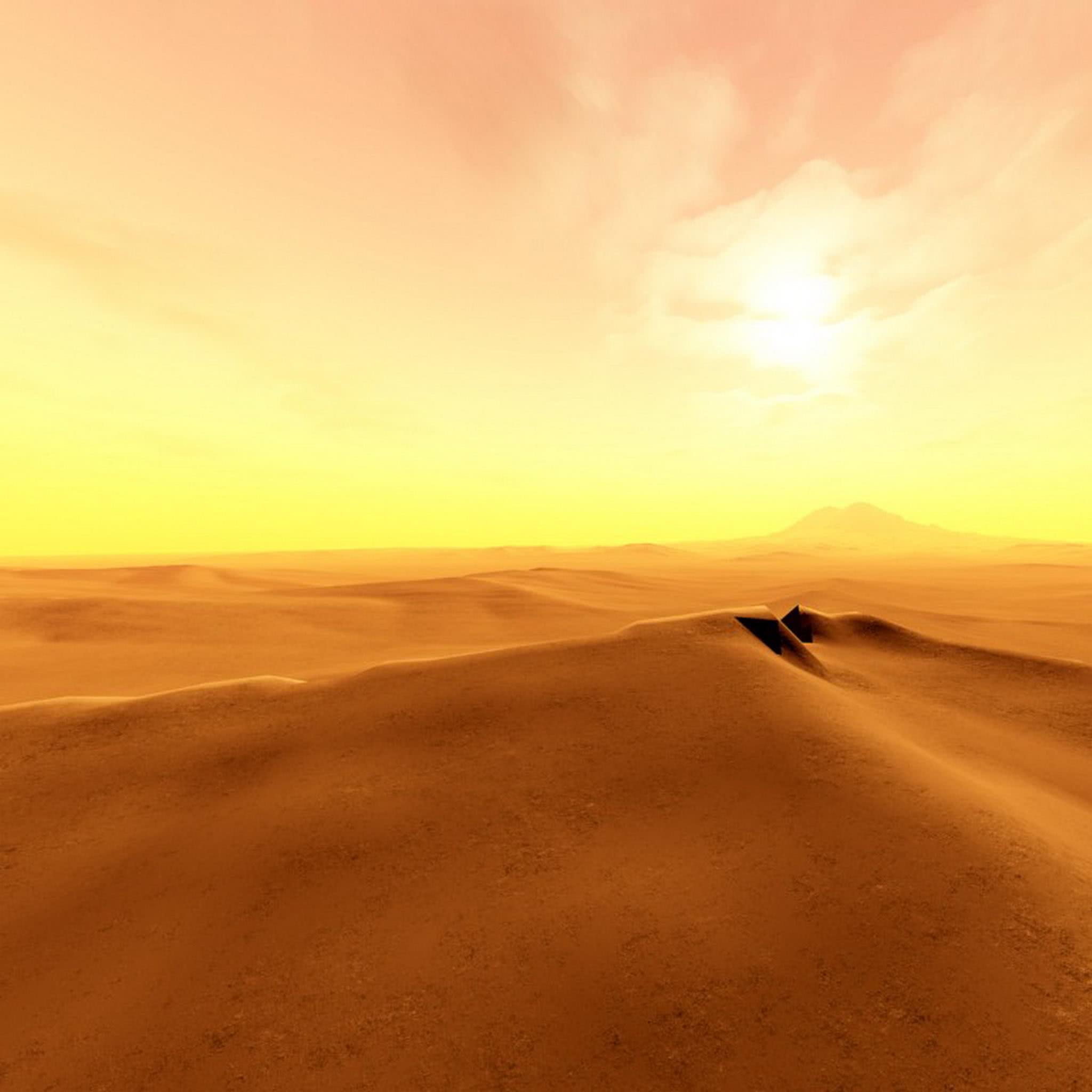 砂漠の夕焼け Ipad タブレット壁紙ギャラリー