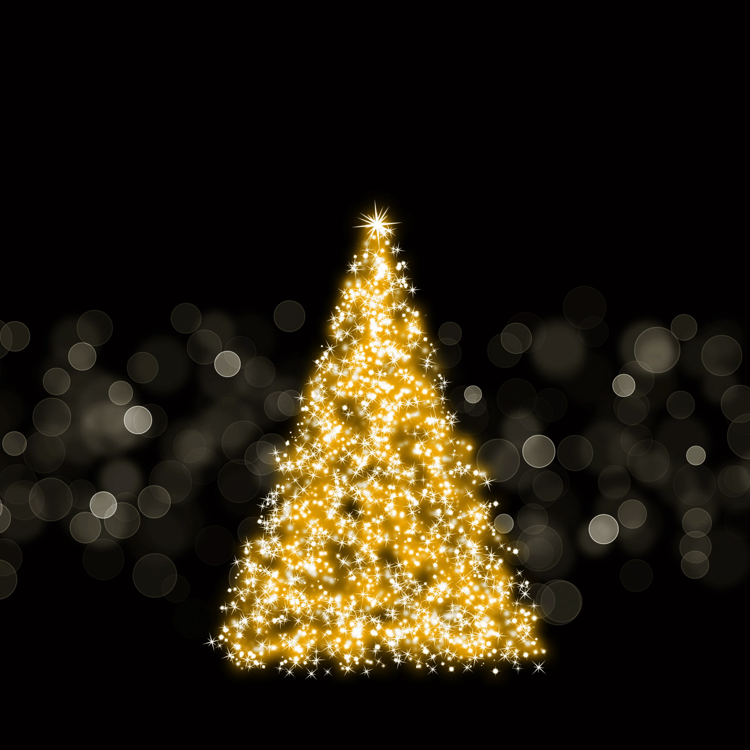 輝くクリスマスツリー Ipad タブレット壁紙ギャラリー