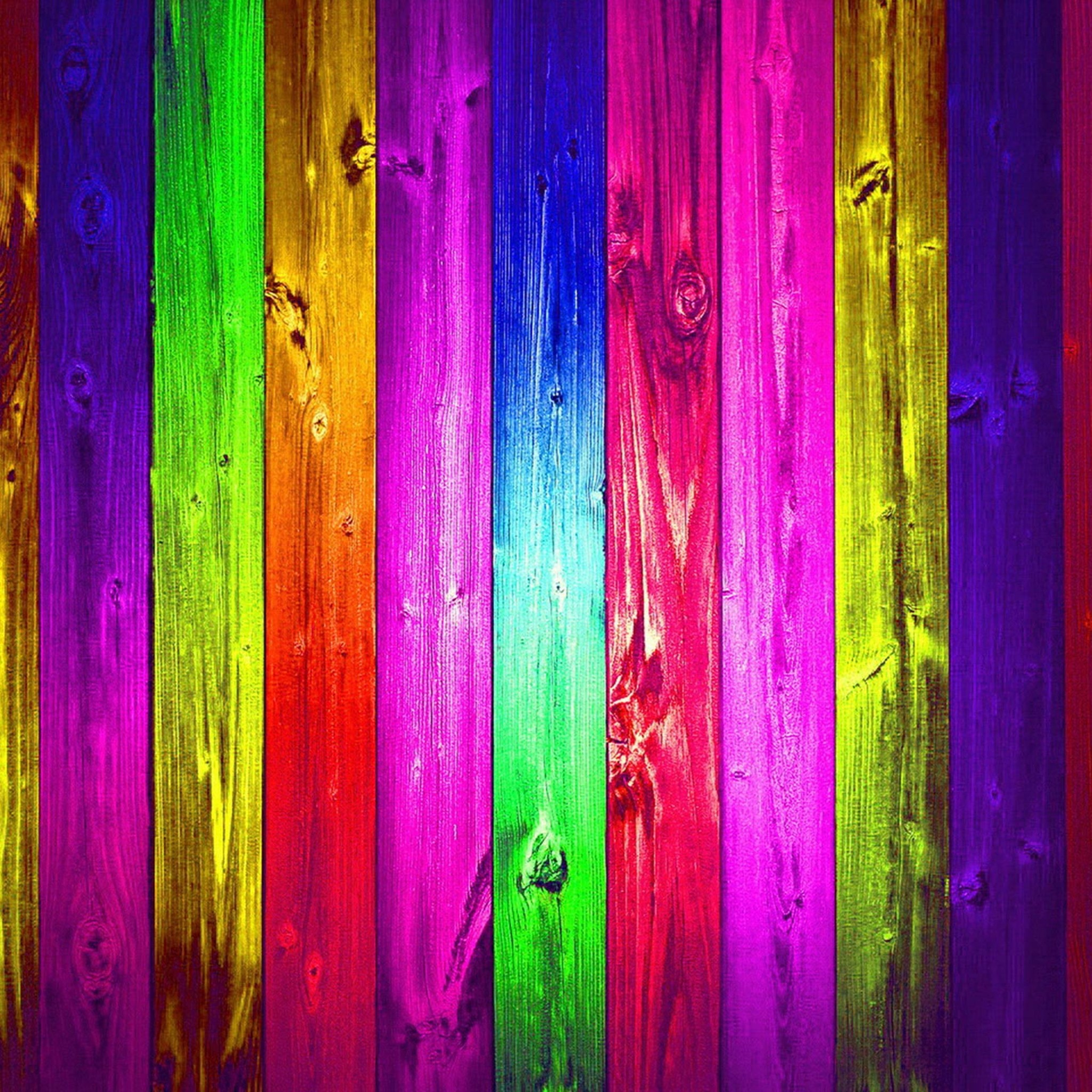 虹色の木の板 Ipad タブレット壁紙ギャラリー