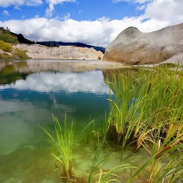 iPhone壁紙New Zealand, Lake,…