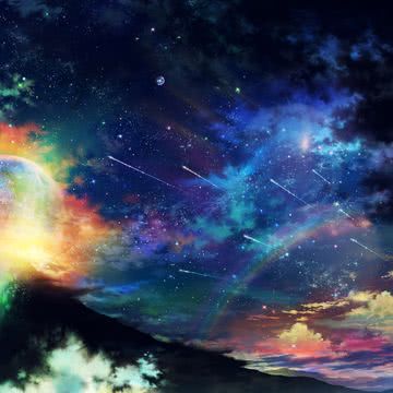 【40位】幻想的な夜空