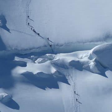 雪山の登山