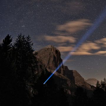 山の星空