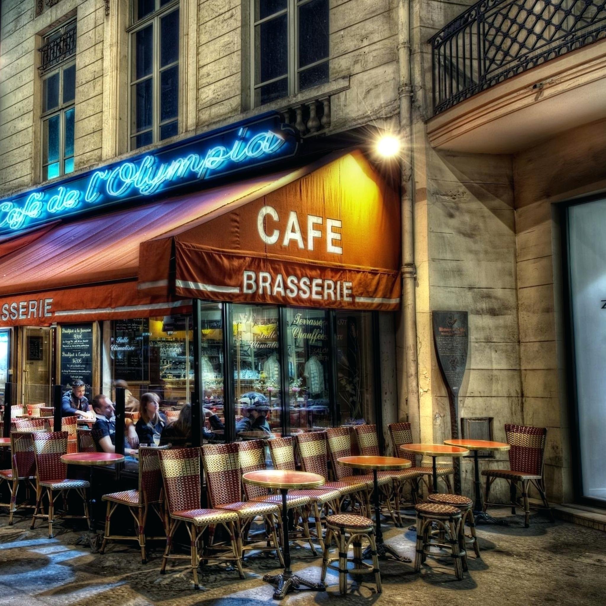 パリのカフェ Ipad タブレット壁紙ギャラリー