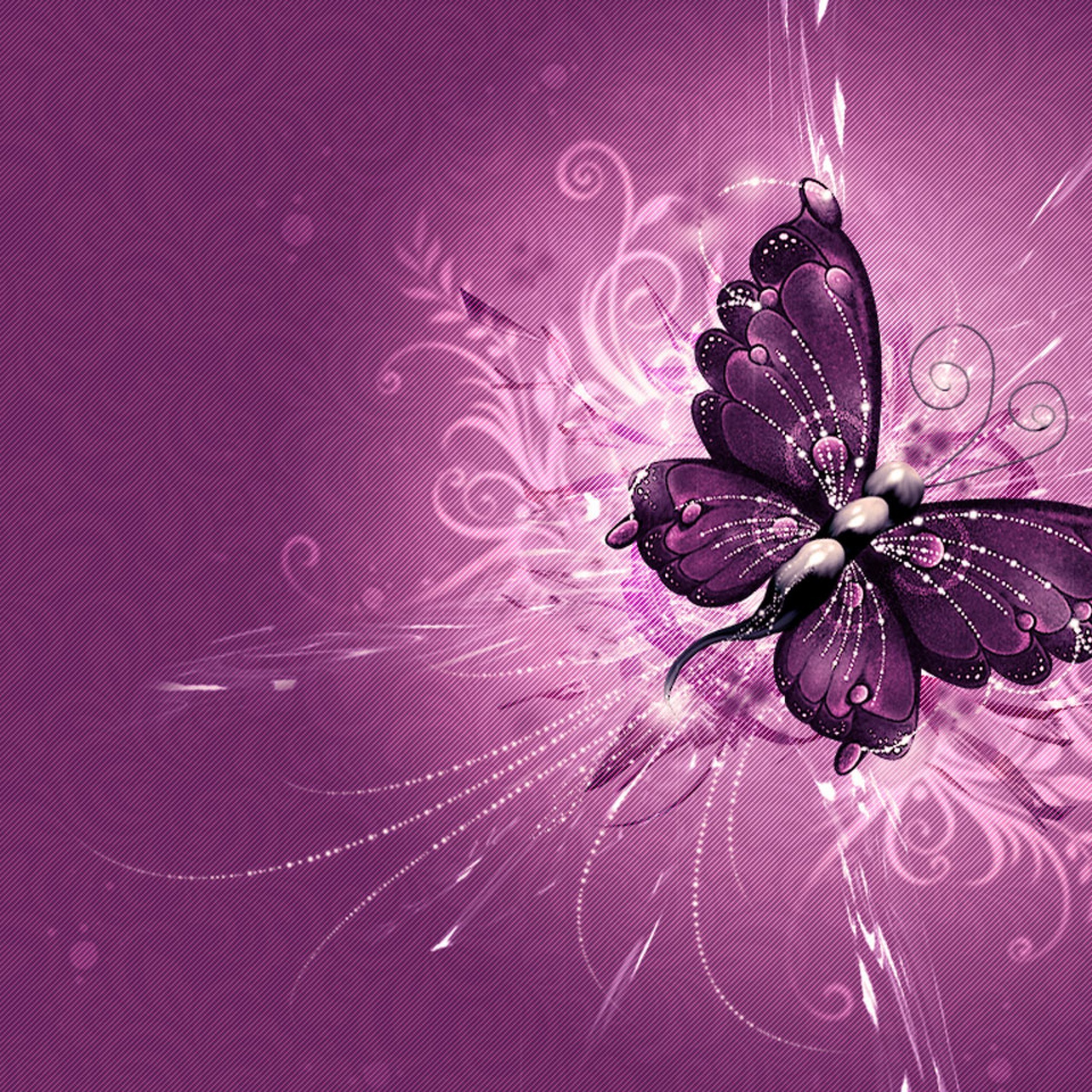 心に強く訴える蝶 壁紙 イラスト 花の画像