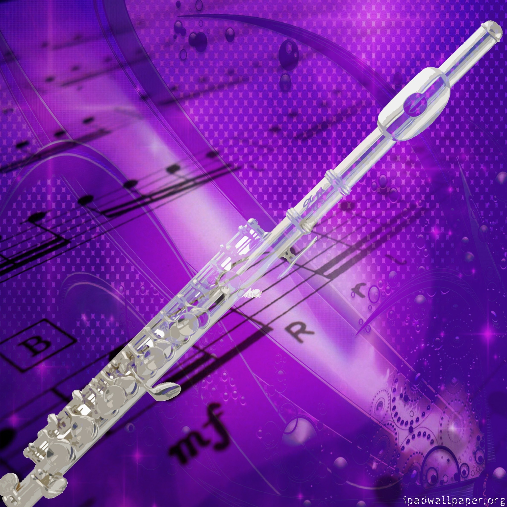 Purple Flute Ipad Wallpaper Hd 2048x2048 Pixels 1038940 Ipad