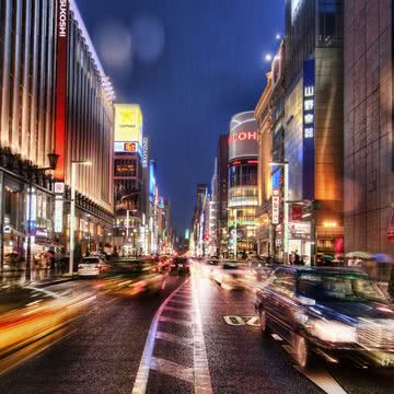 夜の銀座