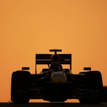 F1レーシングカー（シルエット）