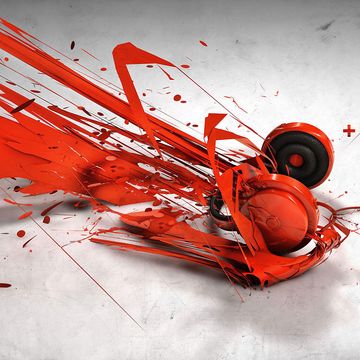 3D Red iPad Wallpapers