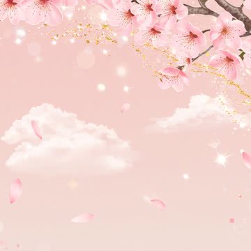 桜と空