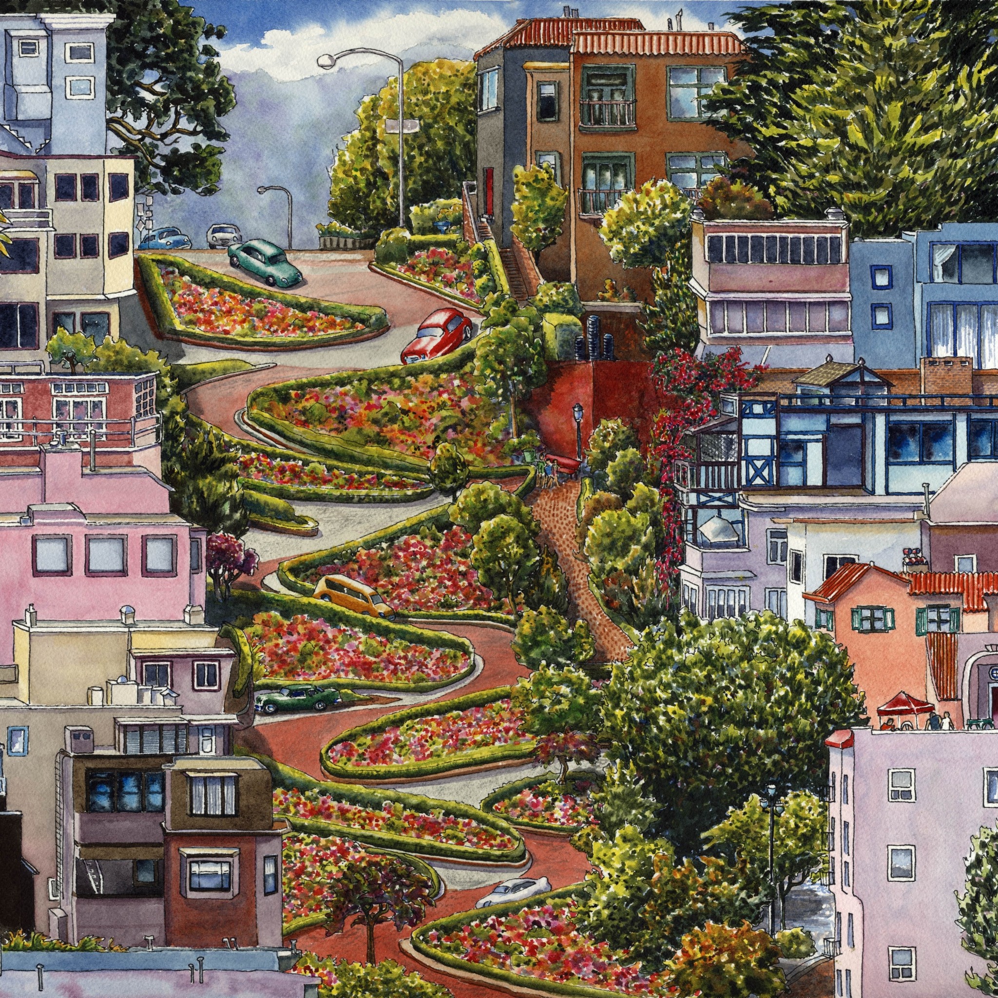 サンフランシスコの街道 Ipad タブレット壁紙ギャラリー