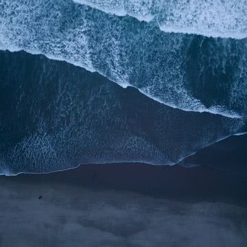 海 - 航空写真