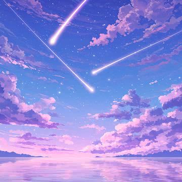 【181位】流星|星空のiPhone壁紙