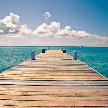 桟橋 | 夏にぴったりな海のiPad壁紙