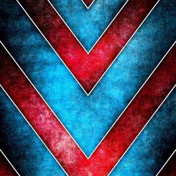 Red and Blue Abstract Arrows