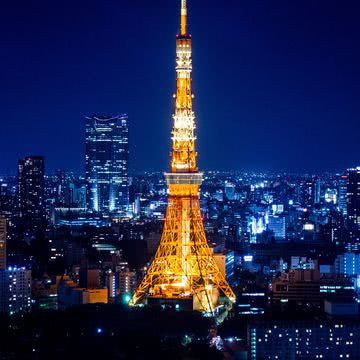 東京タワー 夜景 風景の壁紙
