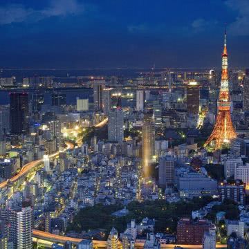 東京タワーのネオン|日本のiPhone壁紙