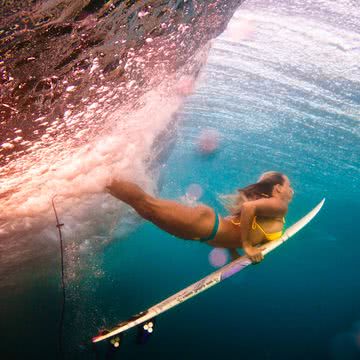 Surfing Girl