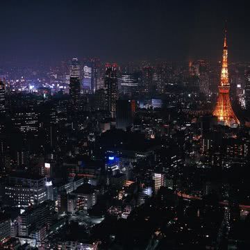 東京タワー 日本 夜景 風景の壁紙