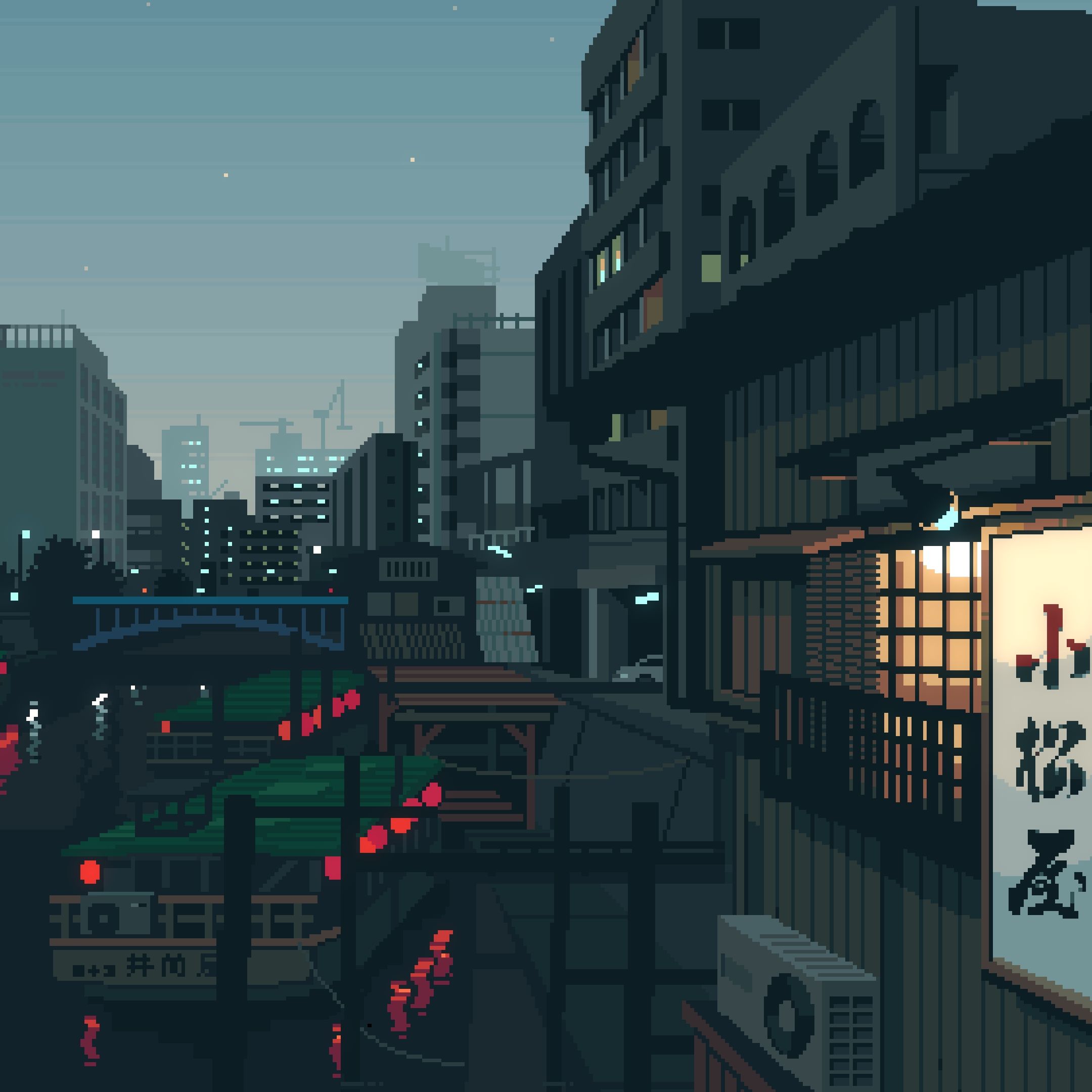 ドット絵の風景 Ipad タブレット壁紙ギャラリー