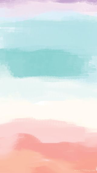 Watercolor | ガーリーなスマホ壁紙|絵の具のiPhone壁紙