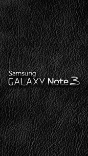 ブラックレザー GALAXY Note 3