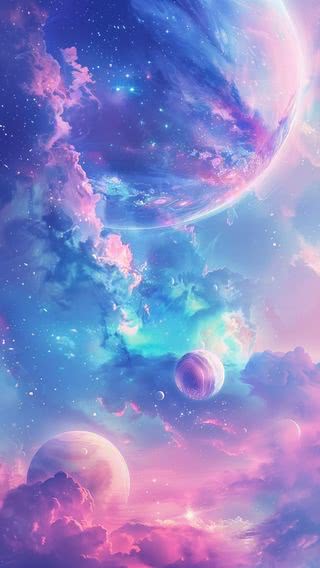 【233位】幻想的な宇宙|宇宙のiPhone壁紙