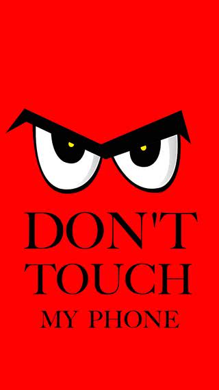 Don't touch | ロック画面用