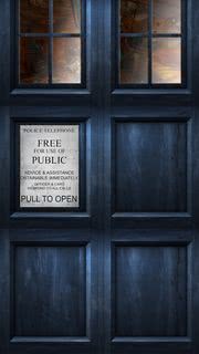 【ドクター・フー】Tardis Door Wallpaper