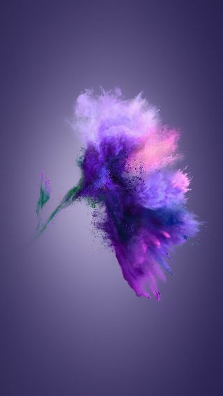 Abstract Purple Flower