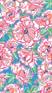 Lilly Pulitzer - カワイイ花柄のiPhone X壁紙