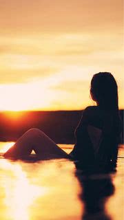 Girl on beach