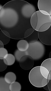 Black And White Bokeh Lights iPhone Wallpaper