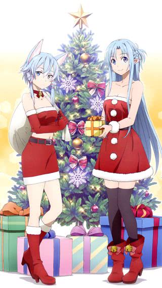 ソードアート・オンライン - クリスマス|クリスマスのiPhone壁紙