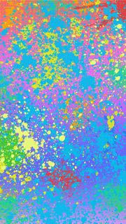 Colorful paint splashes iPhone Wallpaper