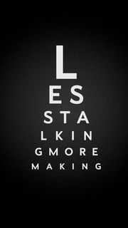 「LESS TALKING MORE MAKING」- iPhone壁紙