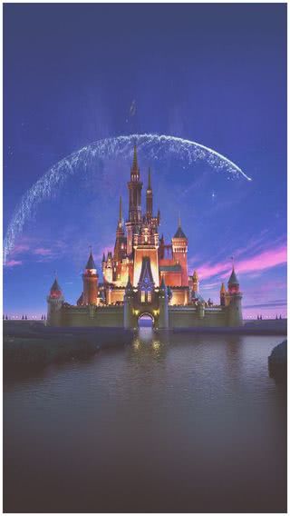 【80位】Disney Castle|夜景のiPhone壁紙