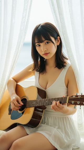 女子ギタリスト