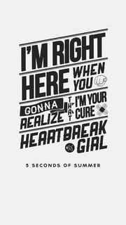 「heartbreak girl」 - iPhone6壁紙