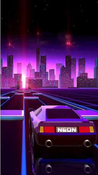 Neon Drive - レトロなレースゲーム