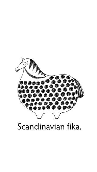 Scandinavian fika | オシャレなイラスト