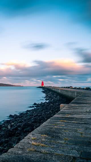 アイルランドの海辺