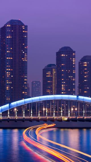 隅田川の夜景