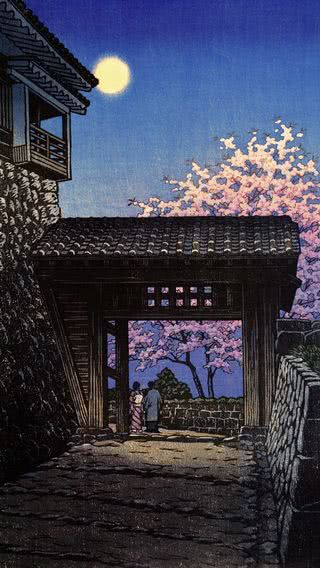 夜桜