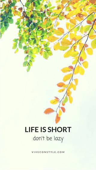 人生は短い、怠けるな - life is short don't be lazy