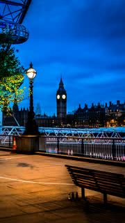 ロンドンの夜景|イギリスのiPhone壁紙