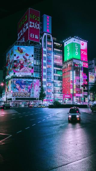 新宿歌舞伎町の夜景