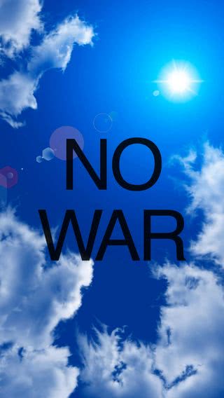 NO WAR